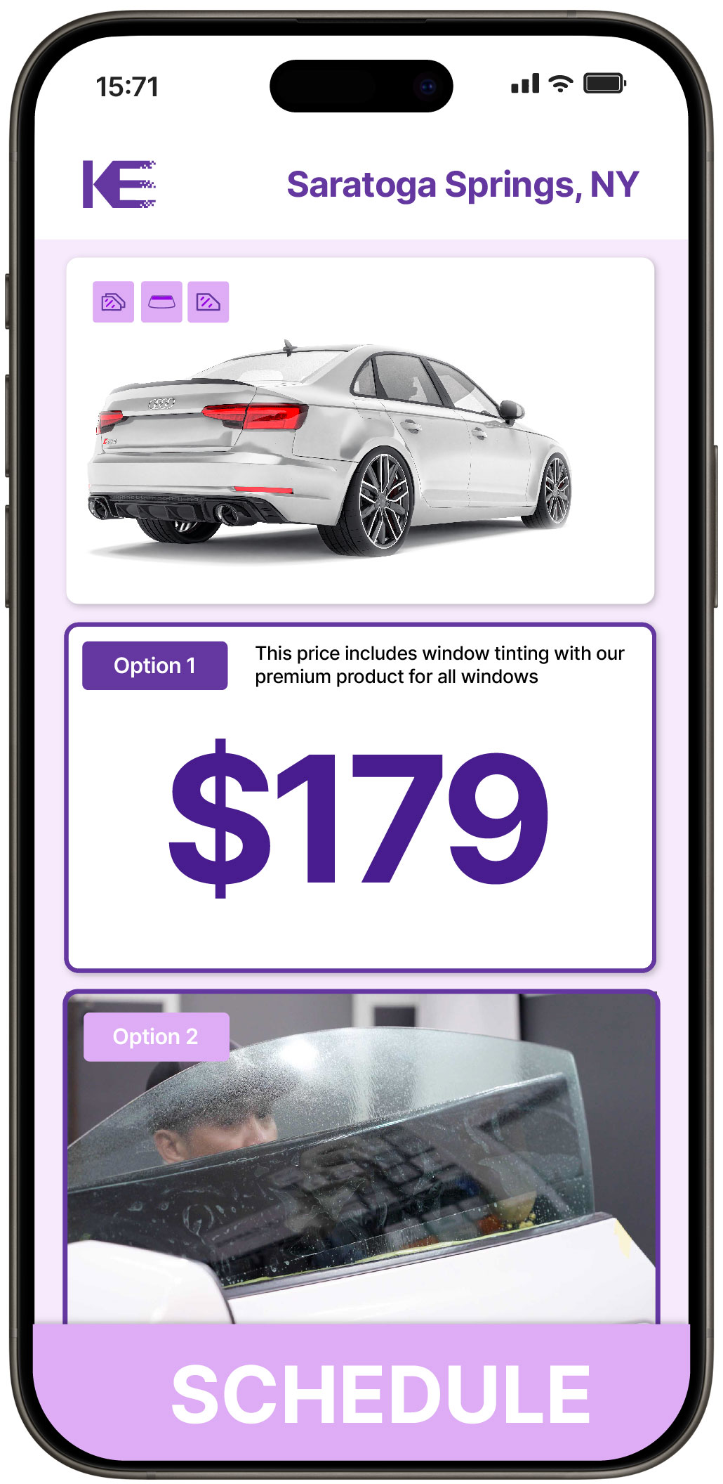 View Affordable Car Window Tinting Prices in Saratoga Springs, New York