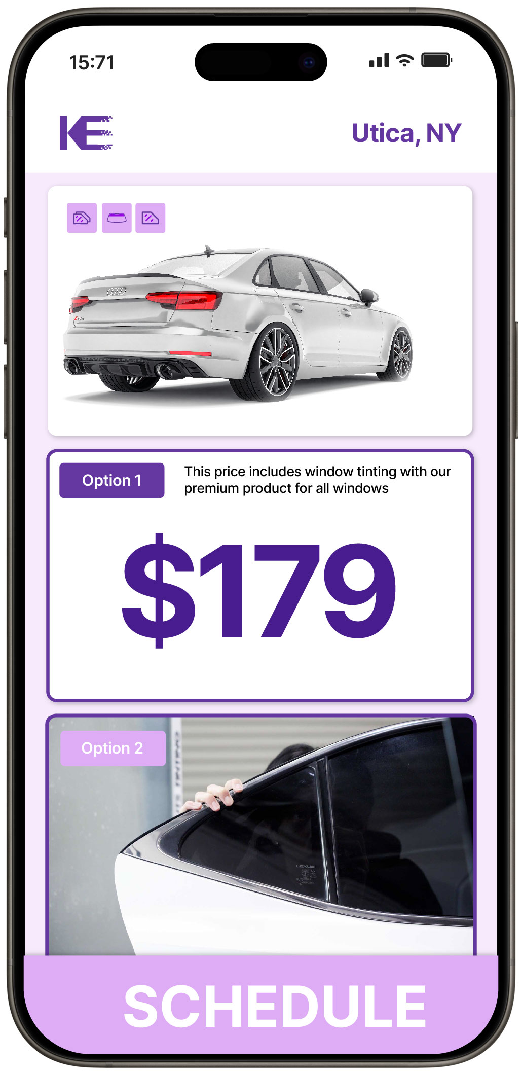 Car Window Tinting Utica | Professional Tinting from $139
