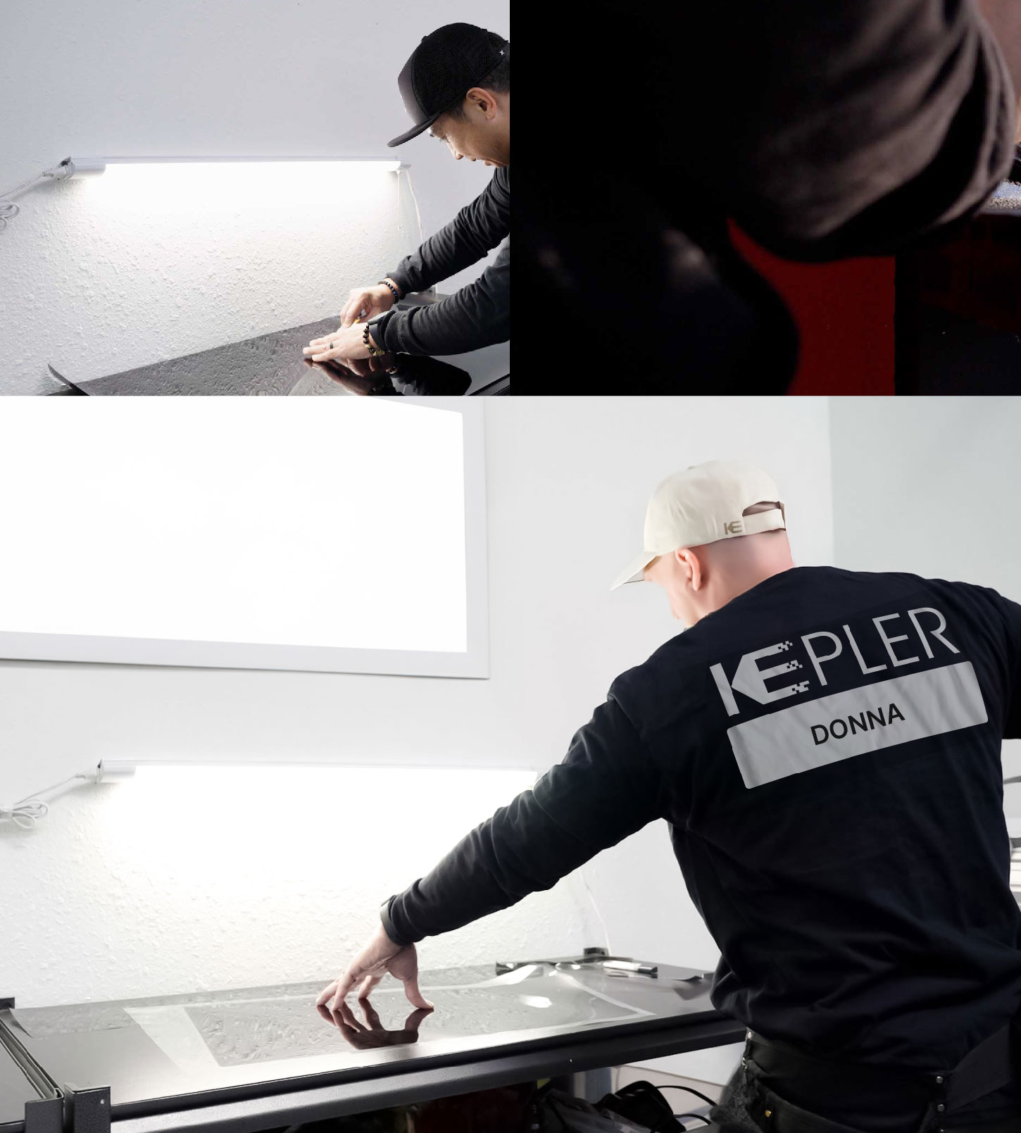 Window Tinting Specialist Cutting Film in Donna, Texas