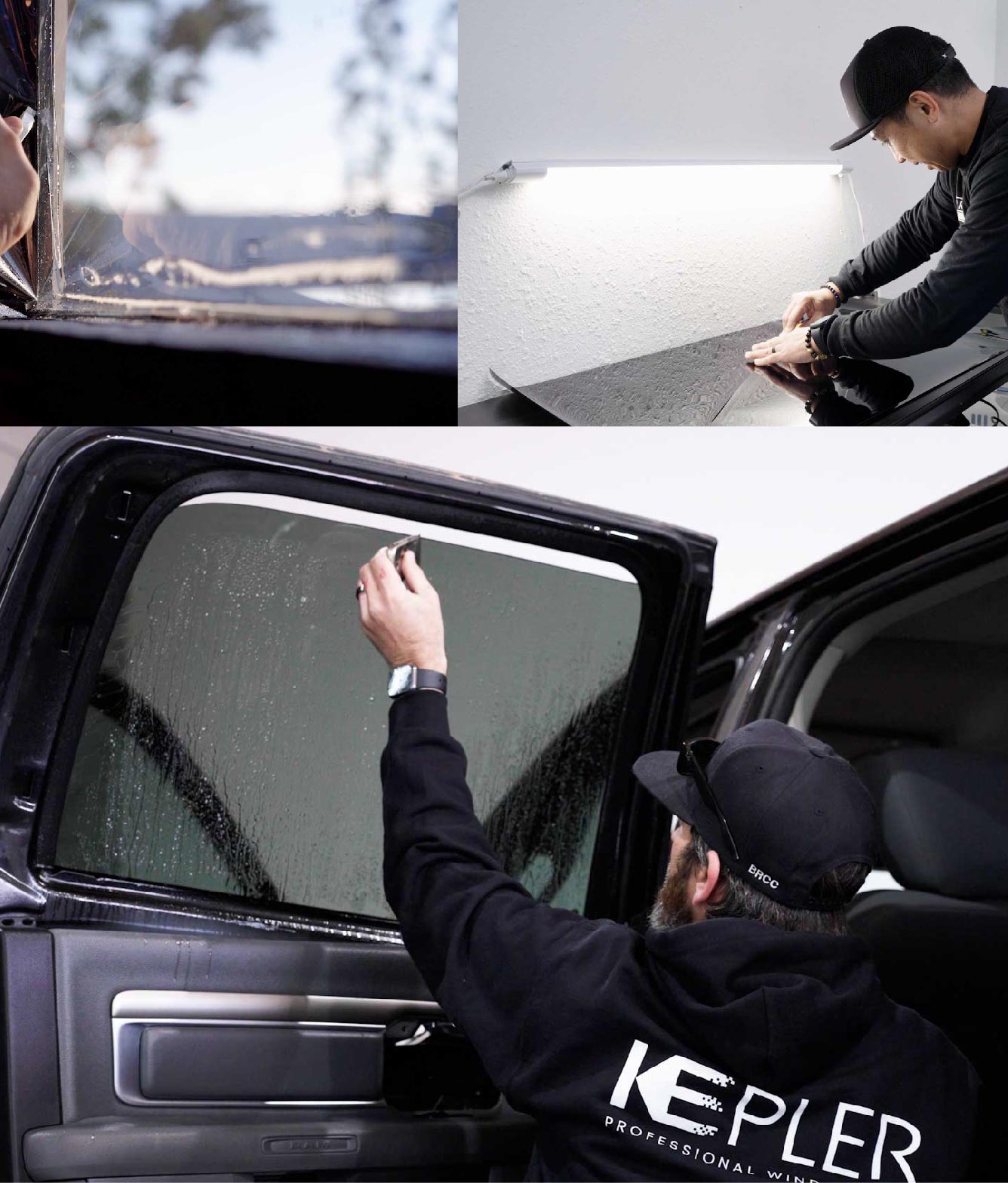 Kepler Window Tinting Specialists at Work in Donna, Texas