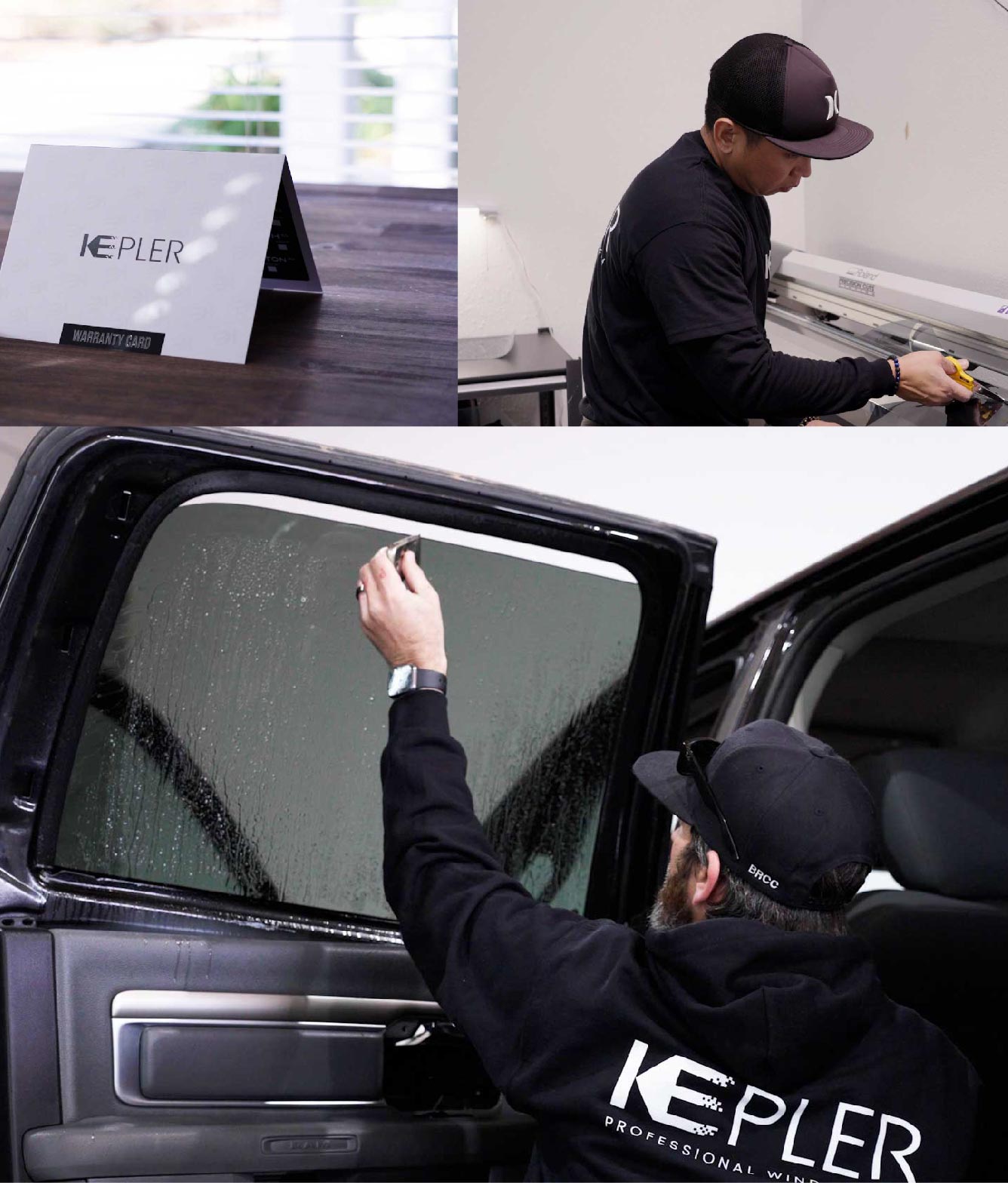 Kepler Window Tinting Specialists at Work in Mission, Texas