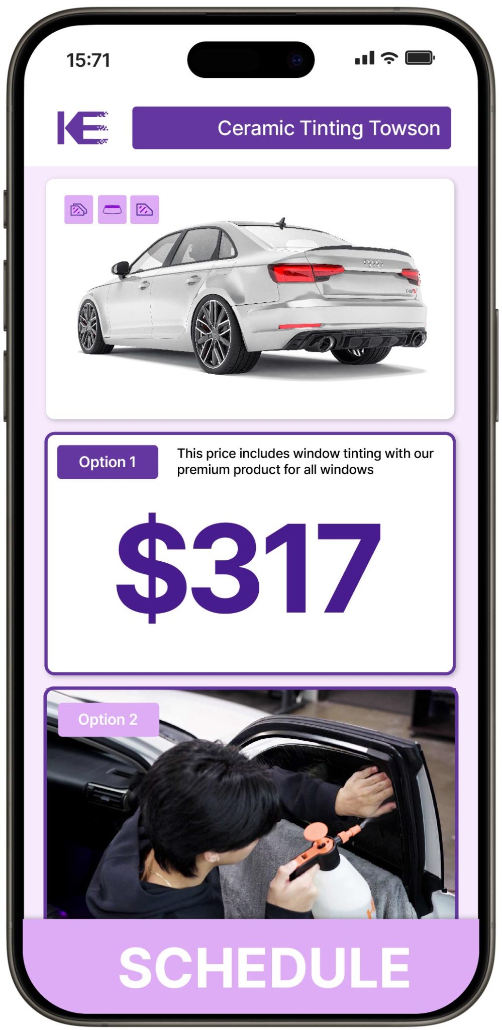View Competitive Ceramic Window Tinting Prices in Towson, Maryland