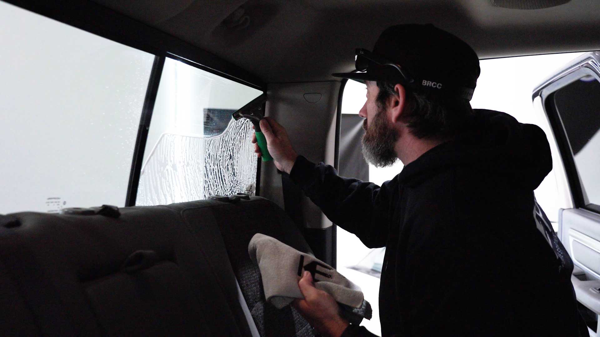 Professional Automotive Glass Tint preparation in Annapolis