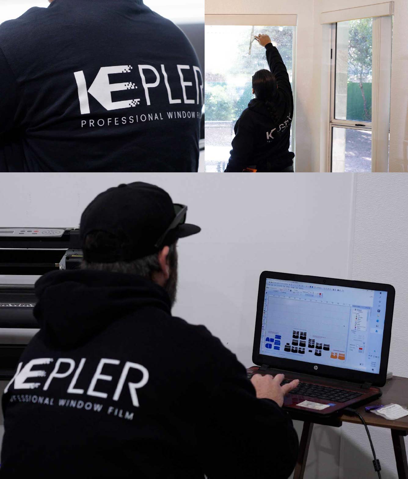 Ceramic Window Tinting Expert Cutting Film in Lorton, Virginia