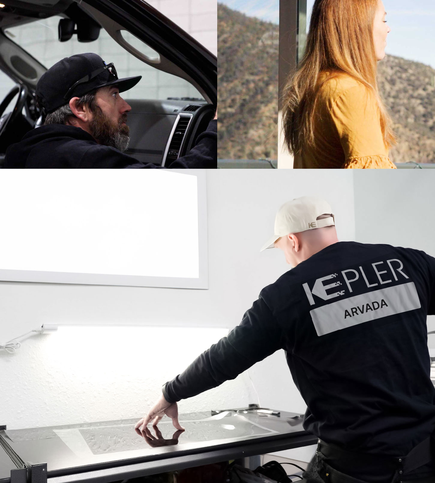 Window Tinting Specialist Cutting Film in Arvada, Colorado