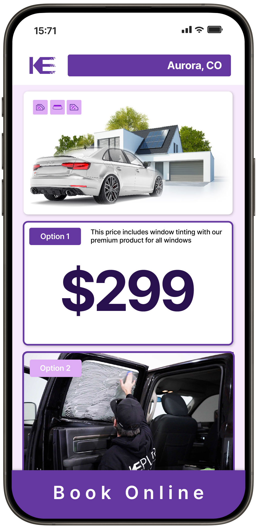 View Affordable Tesla Window Tinting Rates in Westminster, Colorado