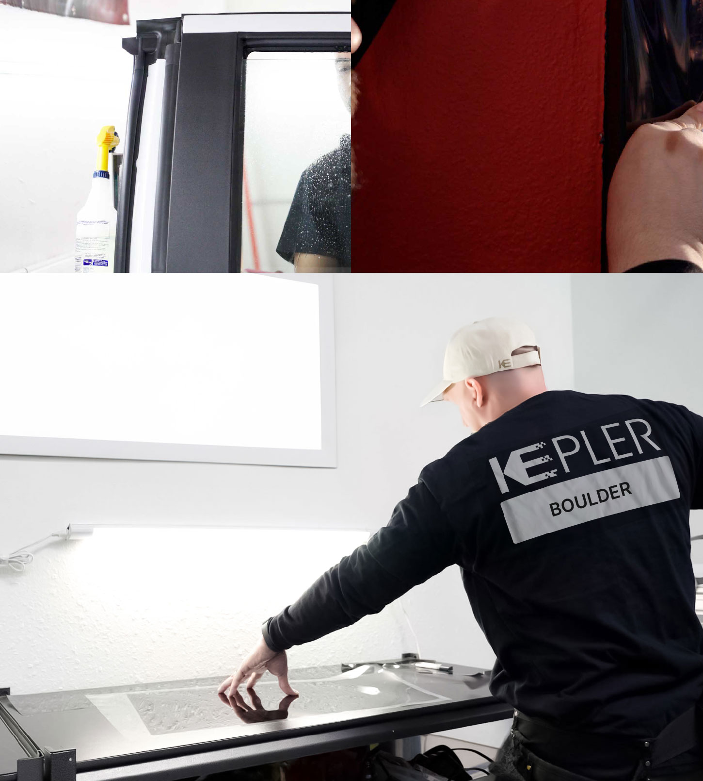 Window Tinting Specialist Cutting Film in Boulder, Colorado