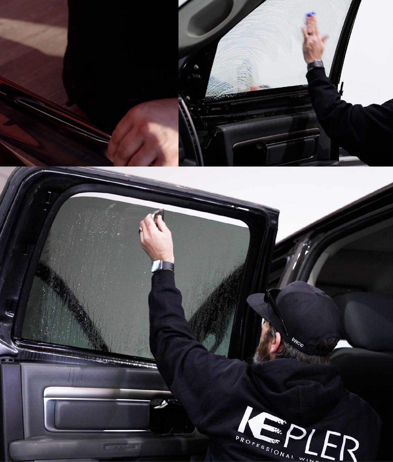 Kepler Window Tinting Specialists at Work in Erie, Colorado