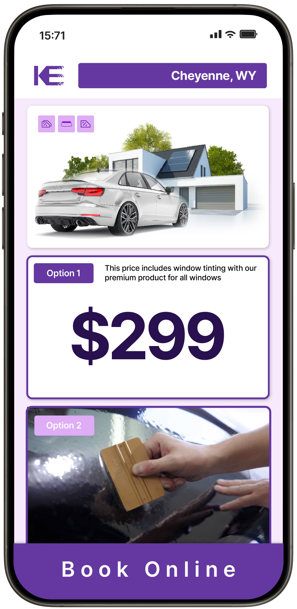 View Reasonable Tesla Window Tinting Prices in Cheyenne, Wyoming