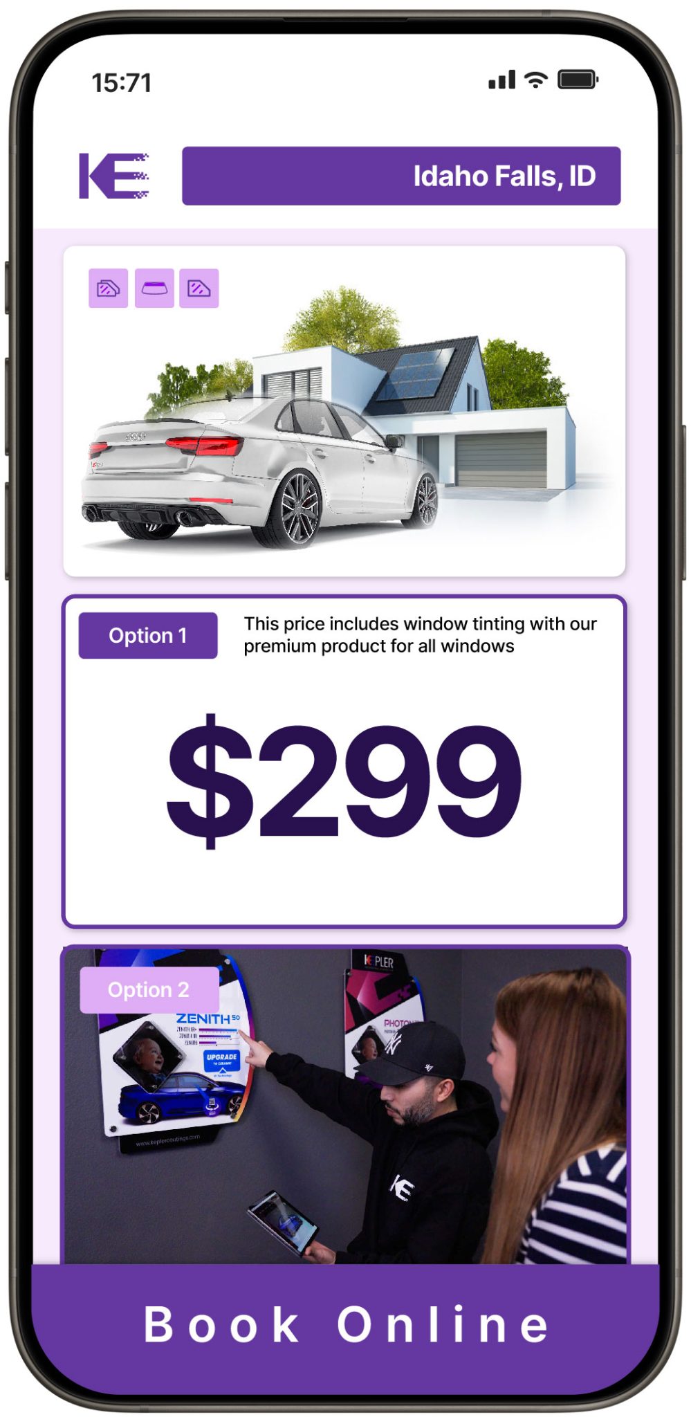 View Competitive Window Tinting Prices in Idaho Falls, Idaho