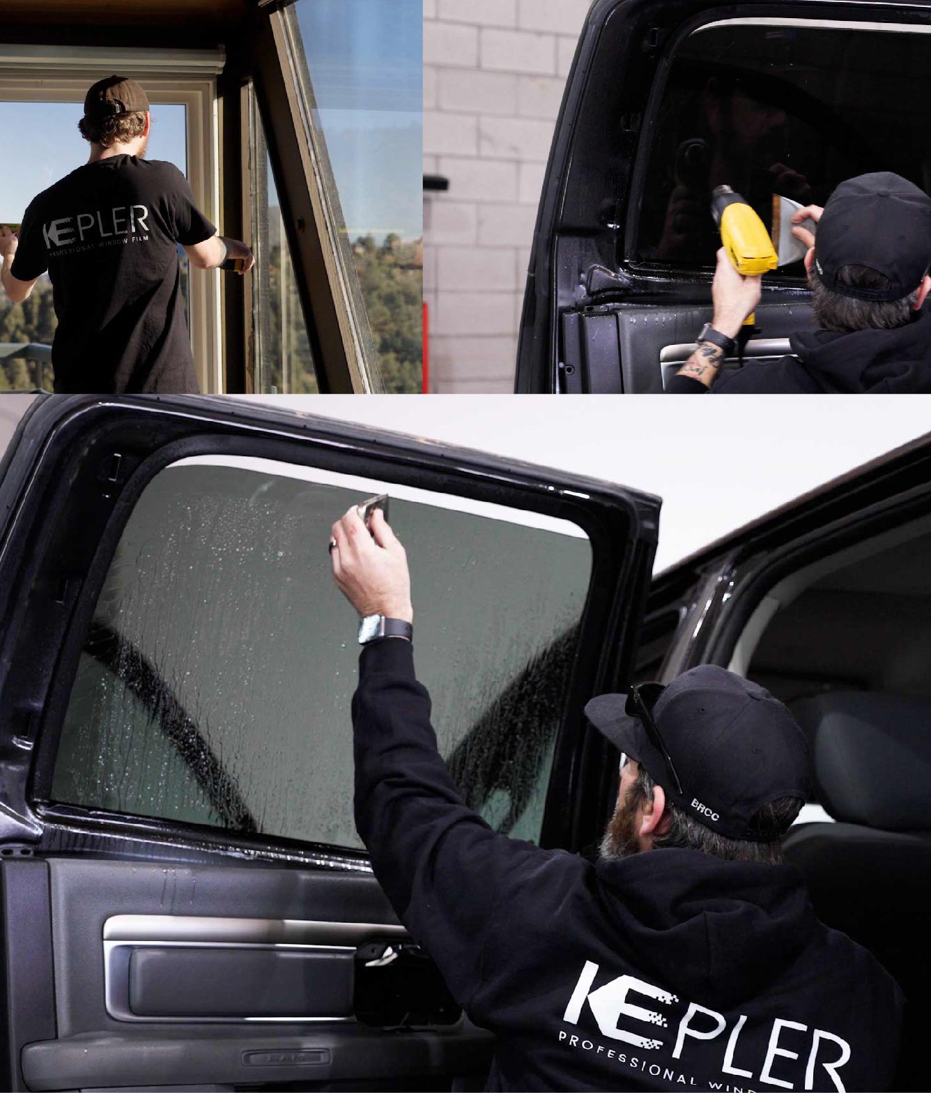 Kepler Window Tinting Specialists at Work in Caldwell, Idaho