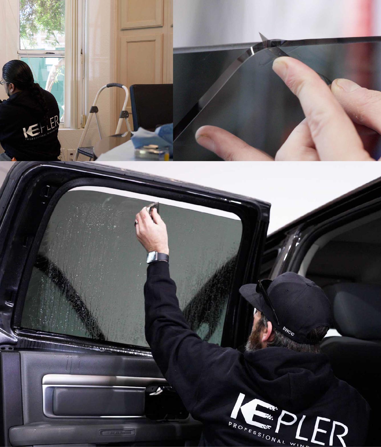 Kepler Window Tinting Specialists at Work in Centerville, Utah