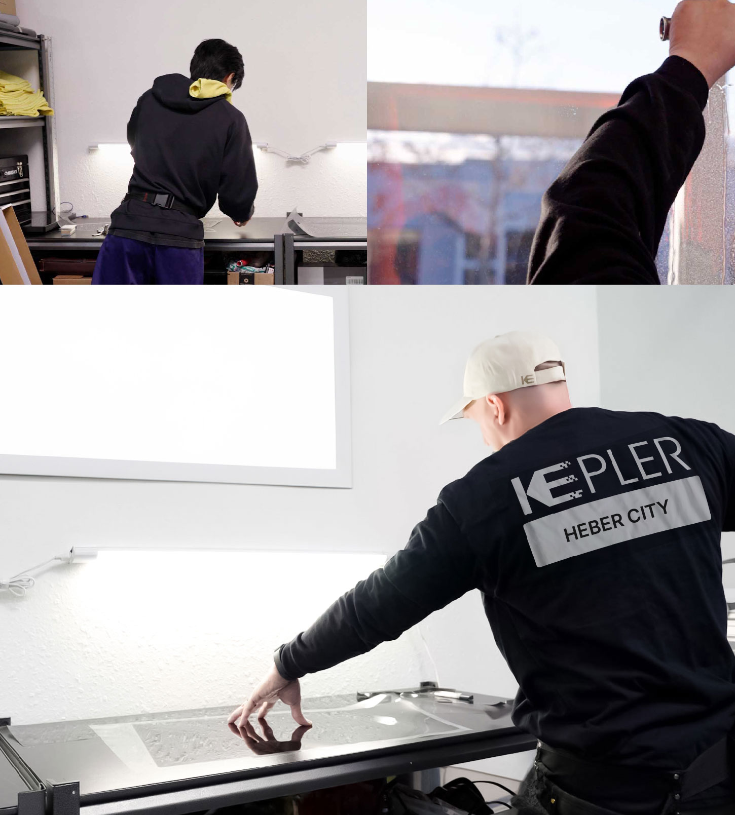 Window Tinting Specialist Cutting Film in Heber City, Utah