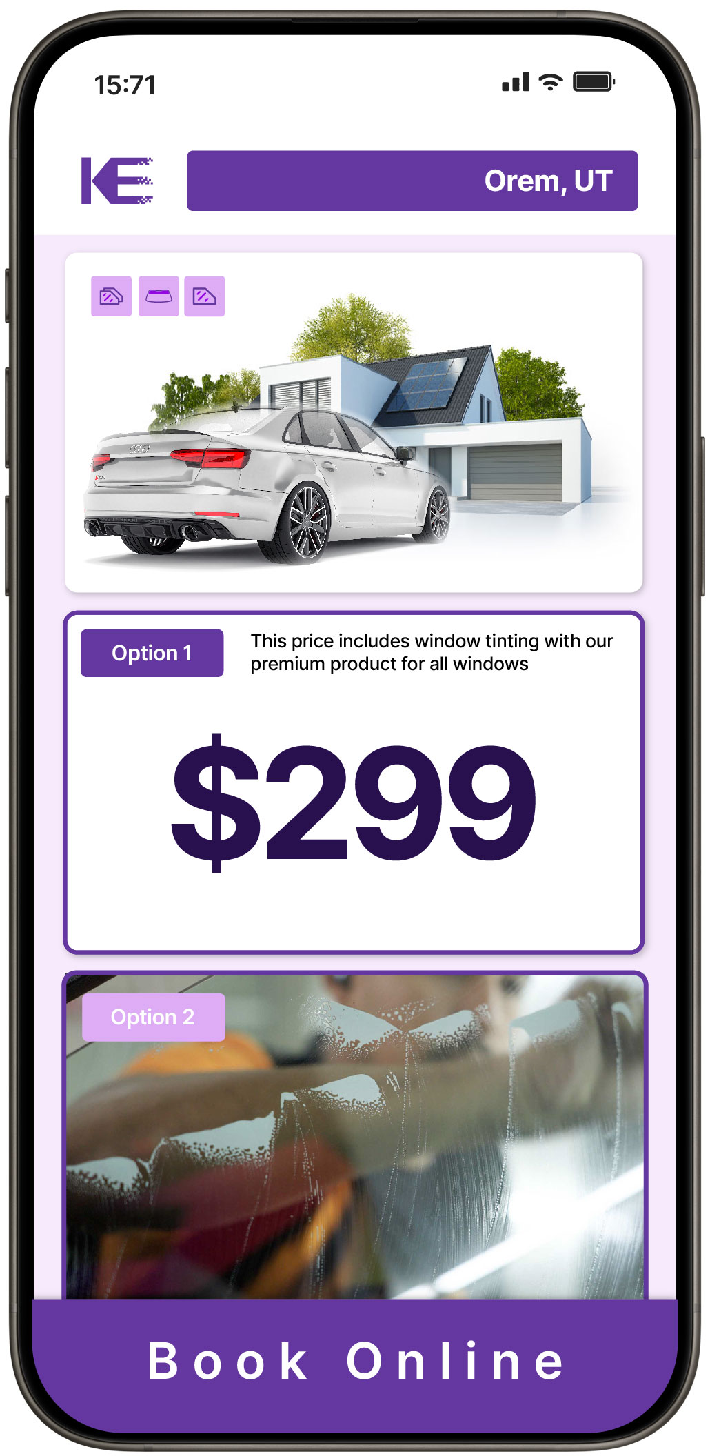View Reasonable Tesla Window Tinting Rates in Washington, Utah