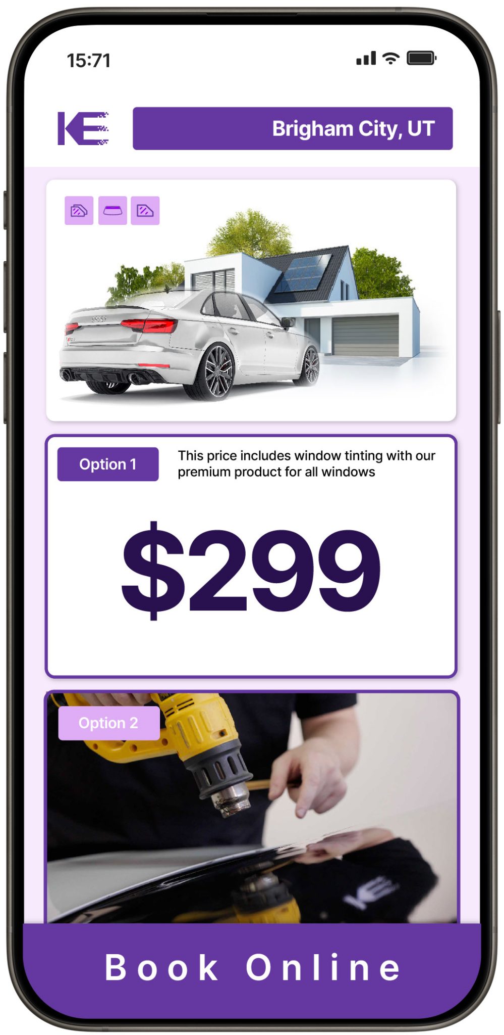 View Competitive Window Tinting Prices in Brigham City, Utah