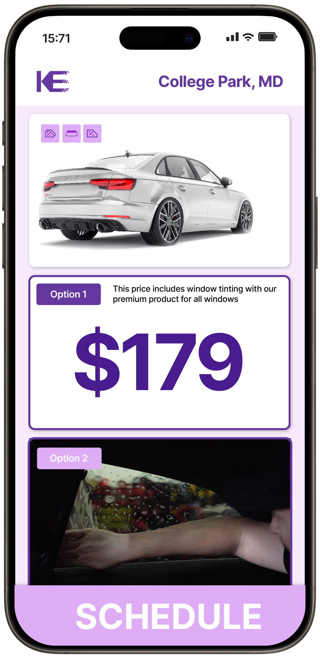View Reasonable Car Window Tinting Prices in College Park, Maryland
