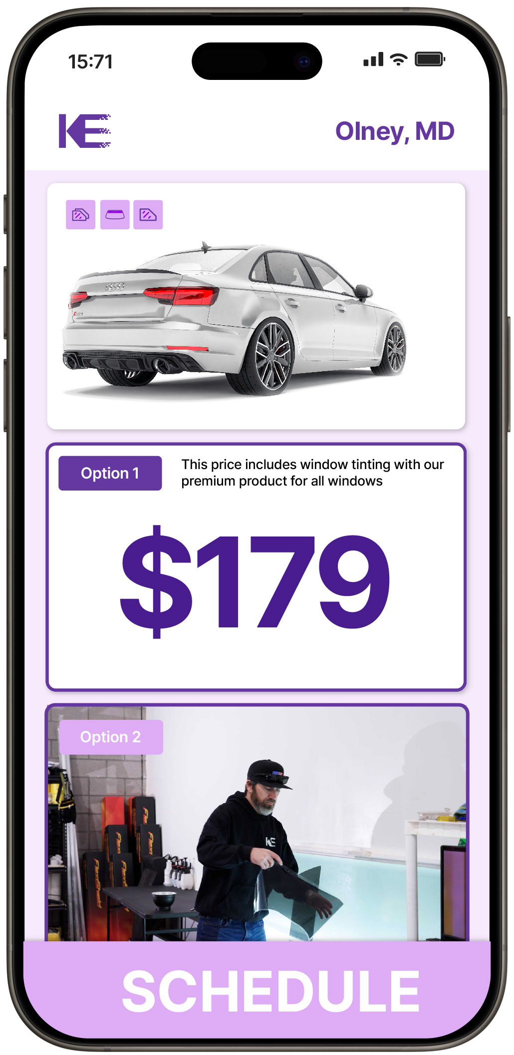 Car Window Tinting Olney | Professional Tinting from $139