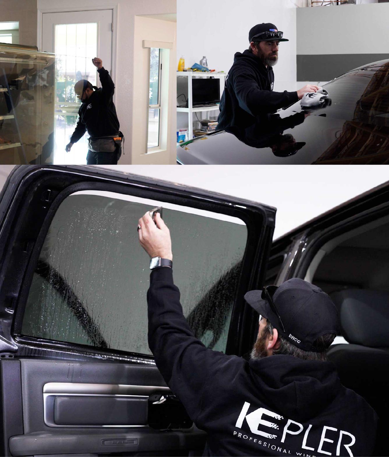 Kepler Window Tinting Specialists at Work in New River, Arizona