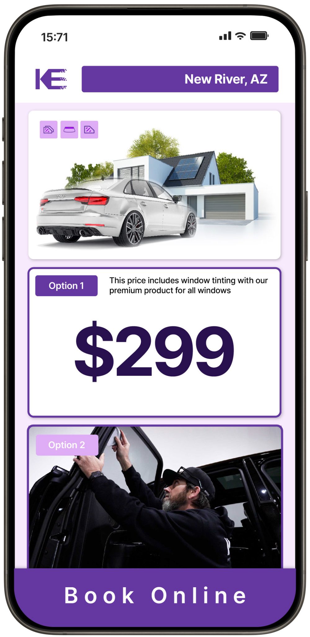 View Competitive Window Tinting Prices in New River, Arizona