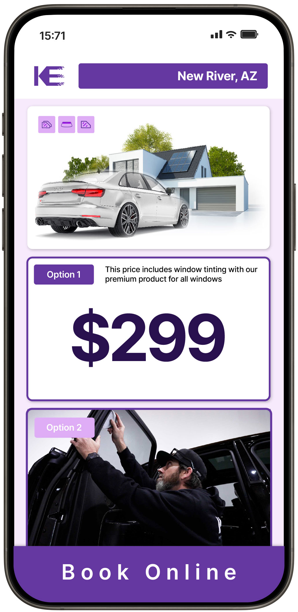 View Reasonable Tesla Window Tinting Rates in Florence, Arizona