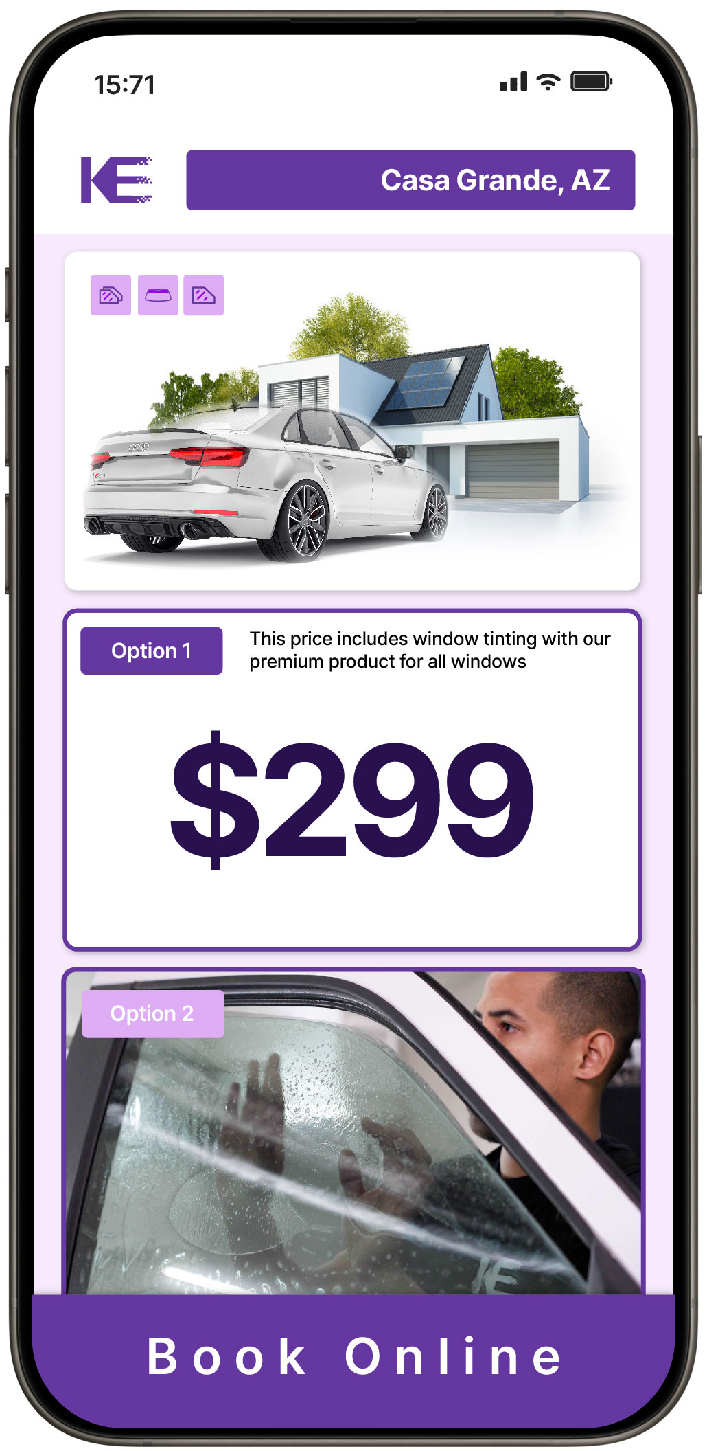 View Reasonable Tesla Window Tinting Prices in Tempe, Arizona