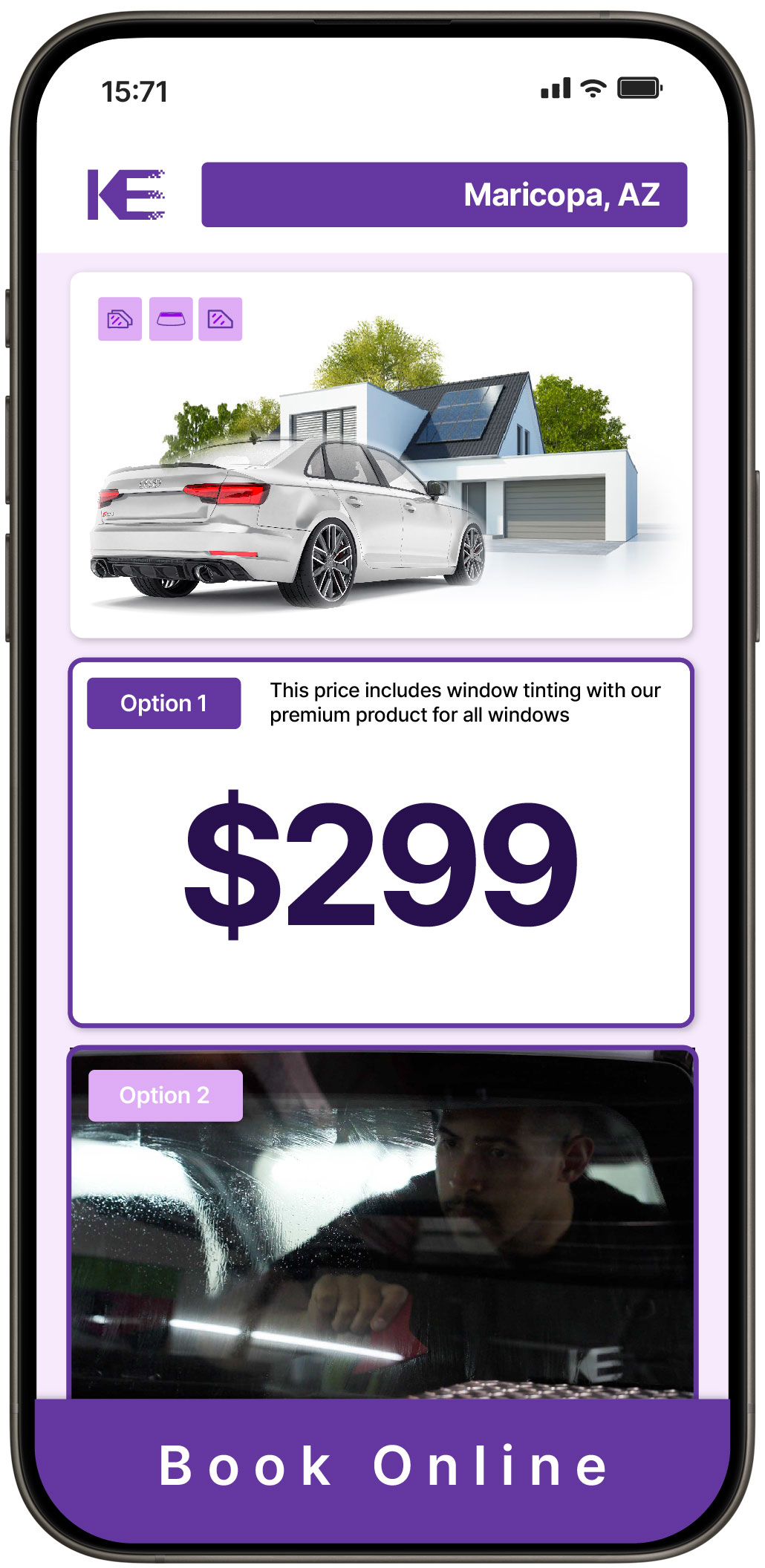 View Affordable Tesla Window Tinting Costs in Buckeye, Arizona