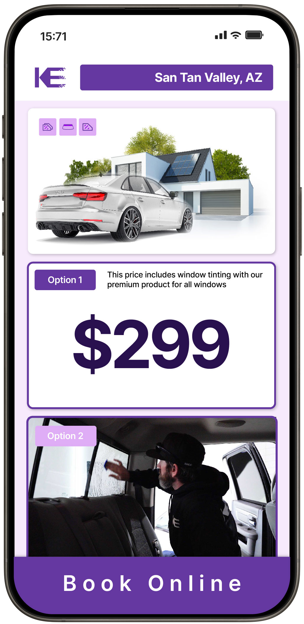 View Competitive Tesla Window Tinting Costs in San Luis, Arizona