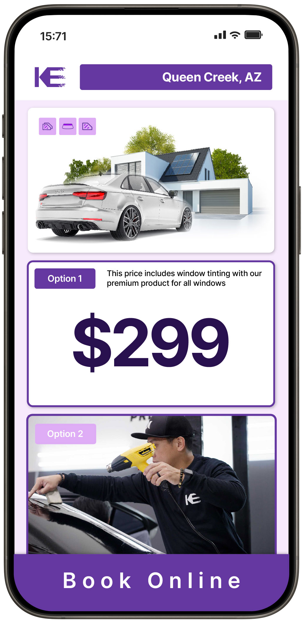 View Reasonable Tesla Window Tinting Rates in Somerton, Arizona