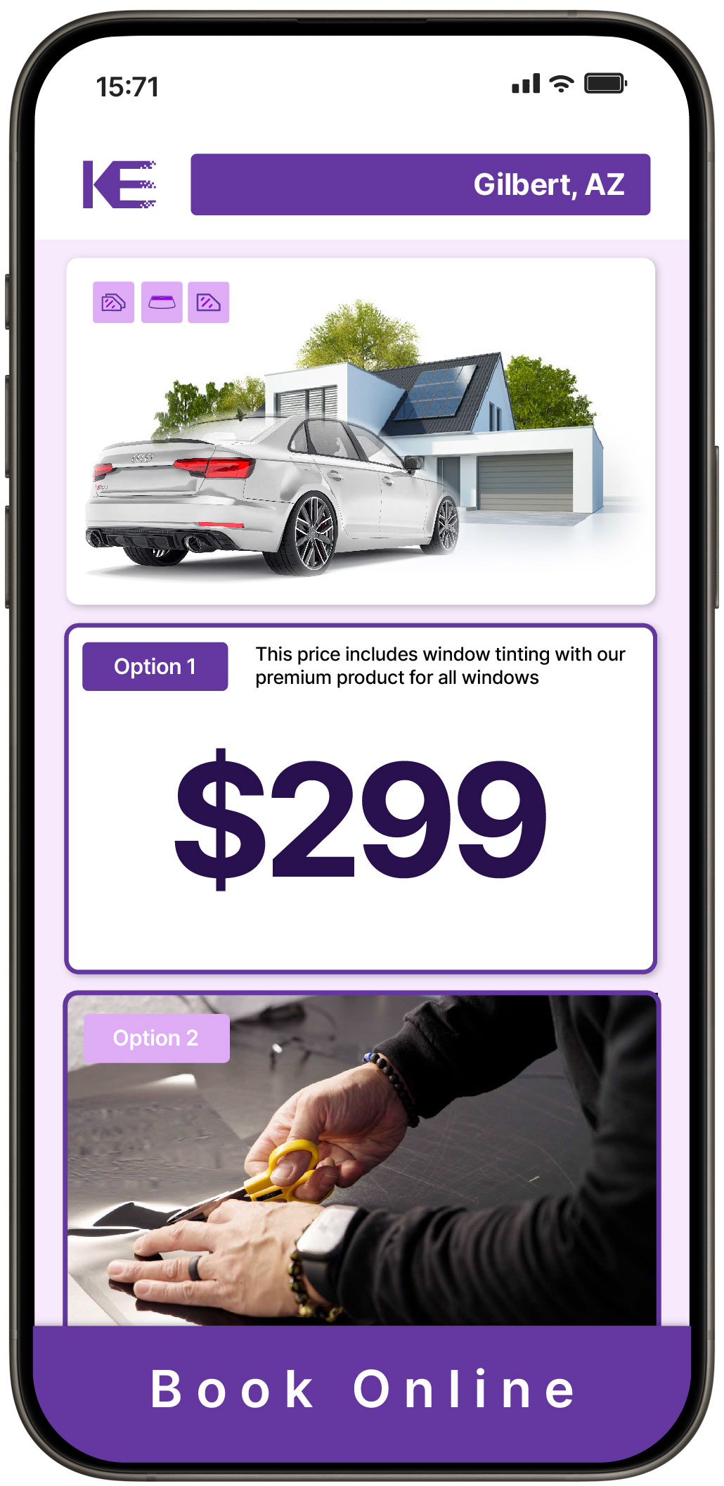 View Reasonable Tesla Window Tinting Costs in Green Valley, Arizona
