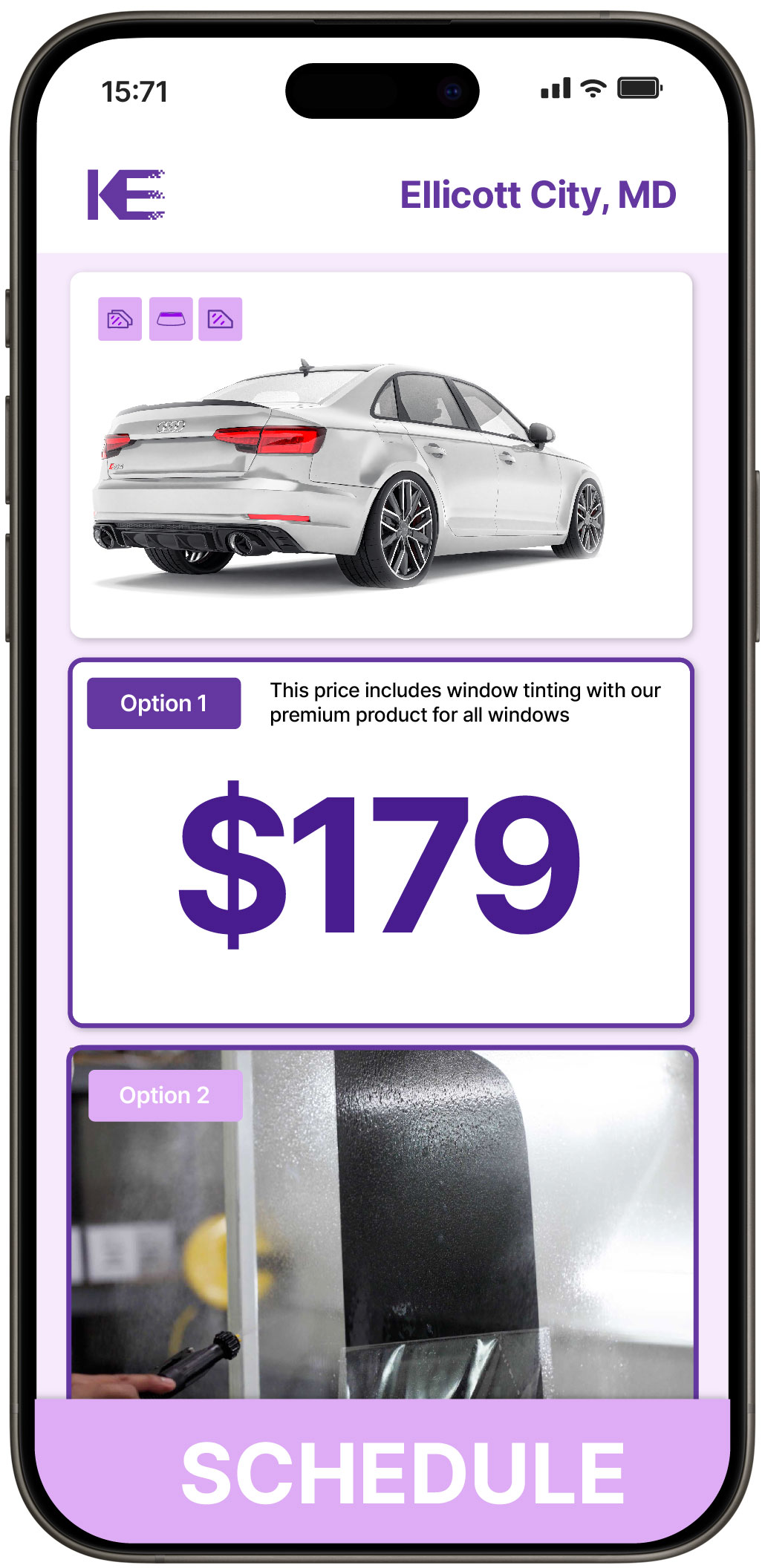 View Competitive Car Window Tinting Prices in Ellicott City, Maryland