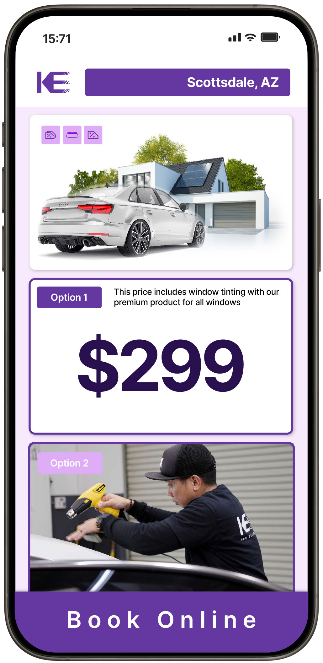 View Competitive Tesla Window Tinting Rates in Nogales, Arizona