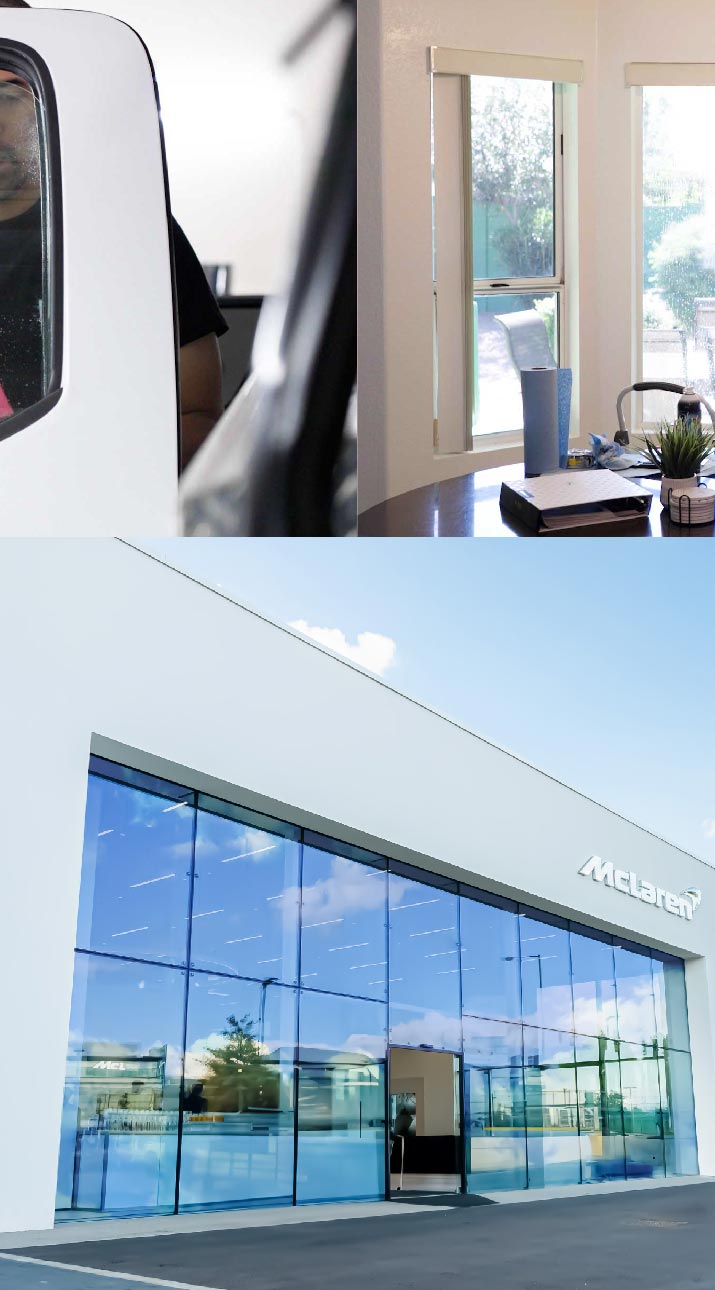 Kepler Automotive Shop Front Tinted with Window Film in Somerton, Arizona