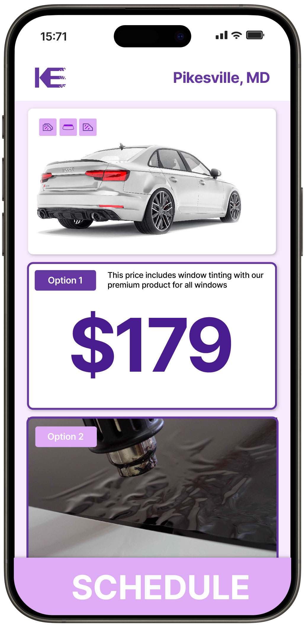View Reasonable Car Window Tinting Prices in Pikesville, Maryland