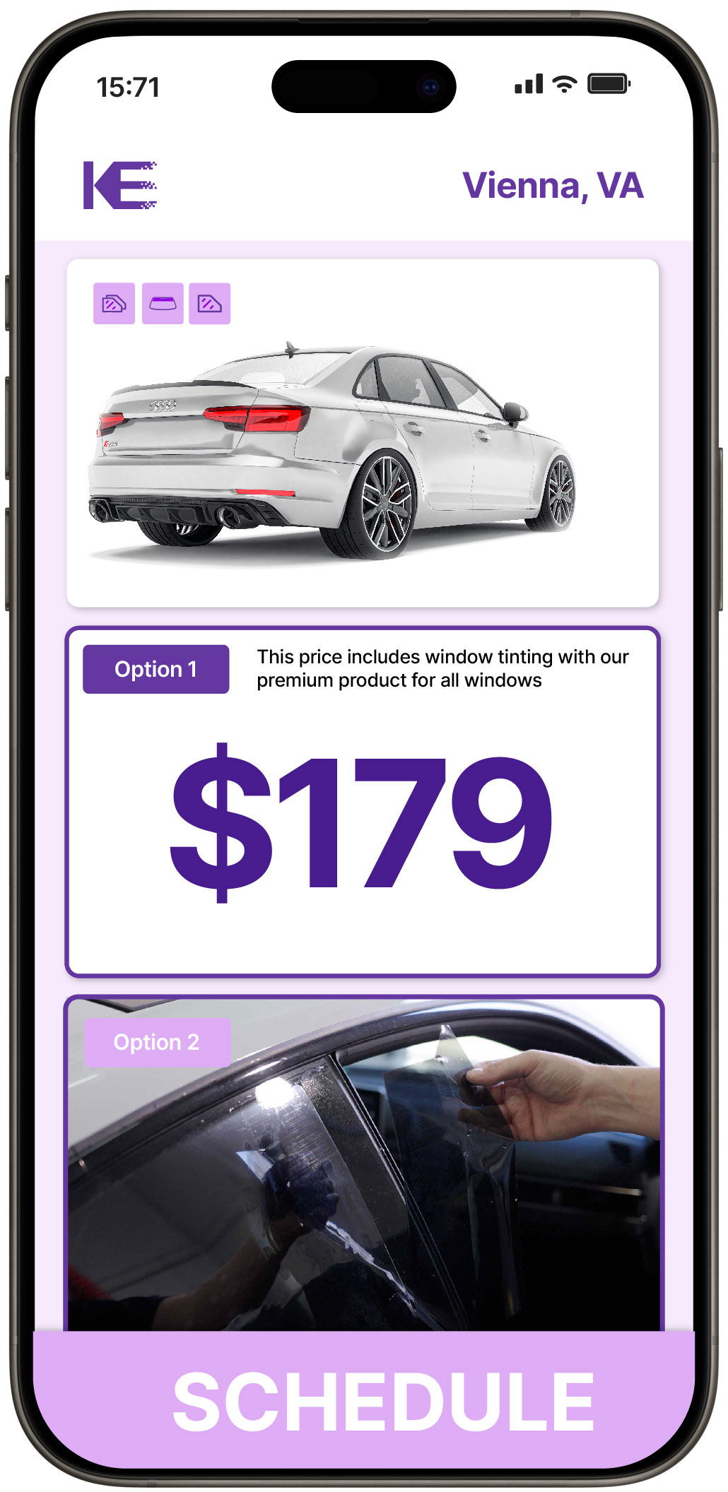 View Reasonable Car Window Tinting Prices in Vienna, Virginia