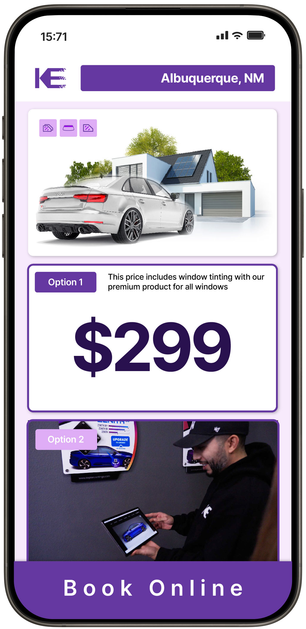 View Affordable Tesla Window Tinting Rates in Rio Rancho, New Mexico