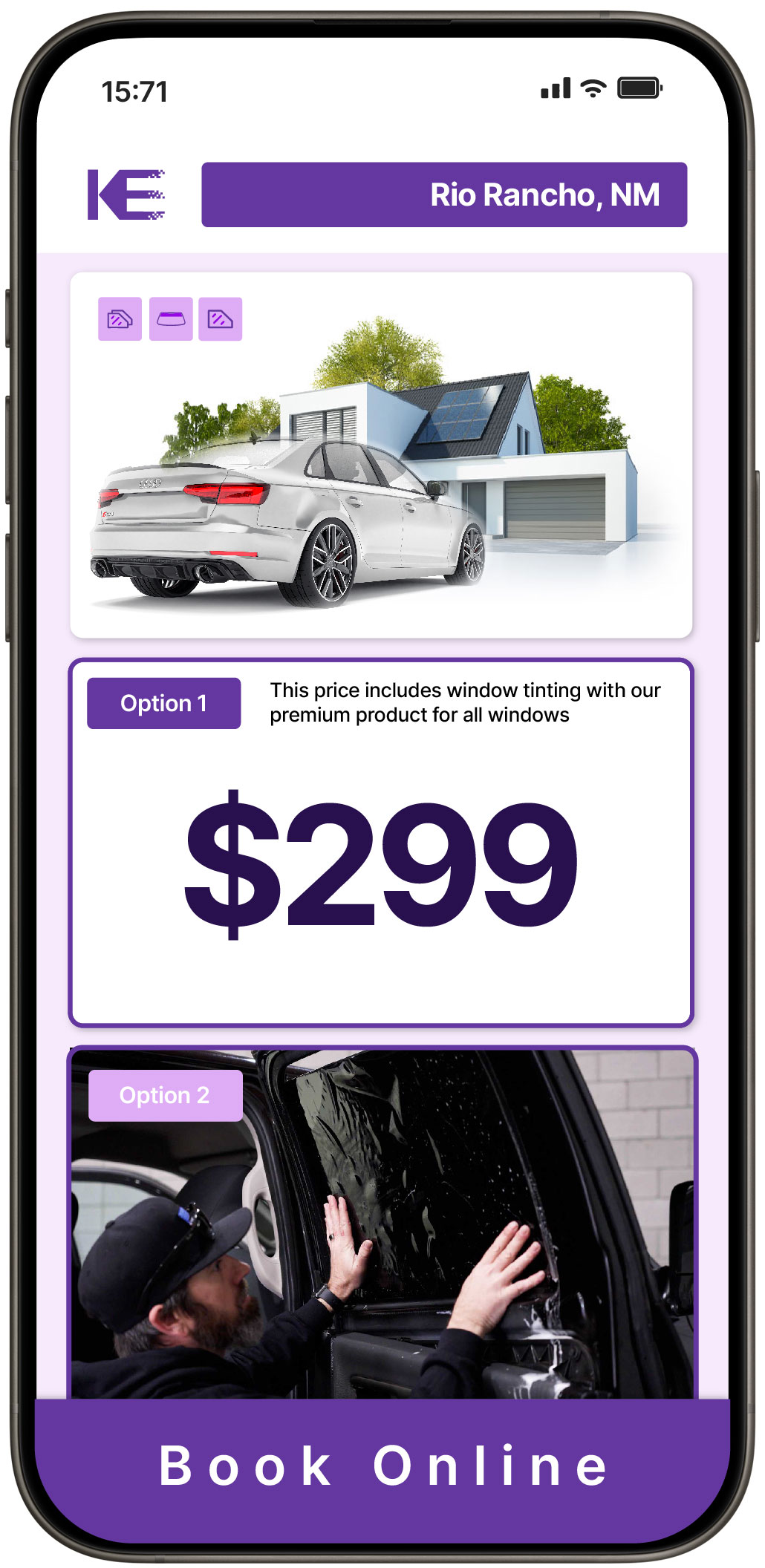View Reasonable Tesla Window Tinting Prices in Gallup, New Mexico
