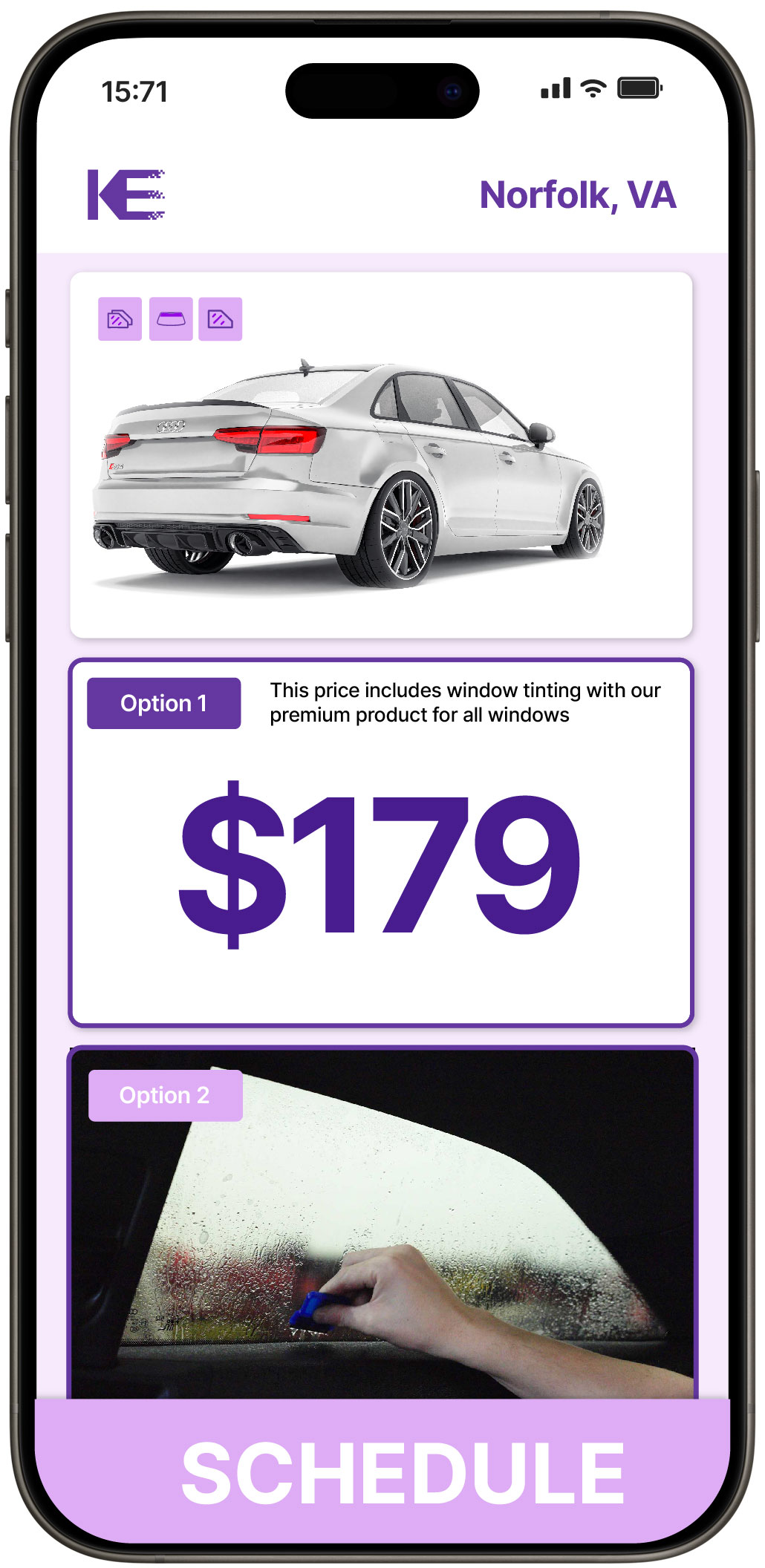 View Competitive Car Window Tinting Prices in Norfolk, Virginia