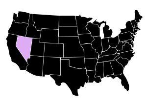 Map Showing Location of Kepler Window Tinters in Sun Valley, Nevada with Purple Highlight on the State