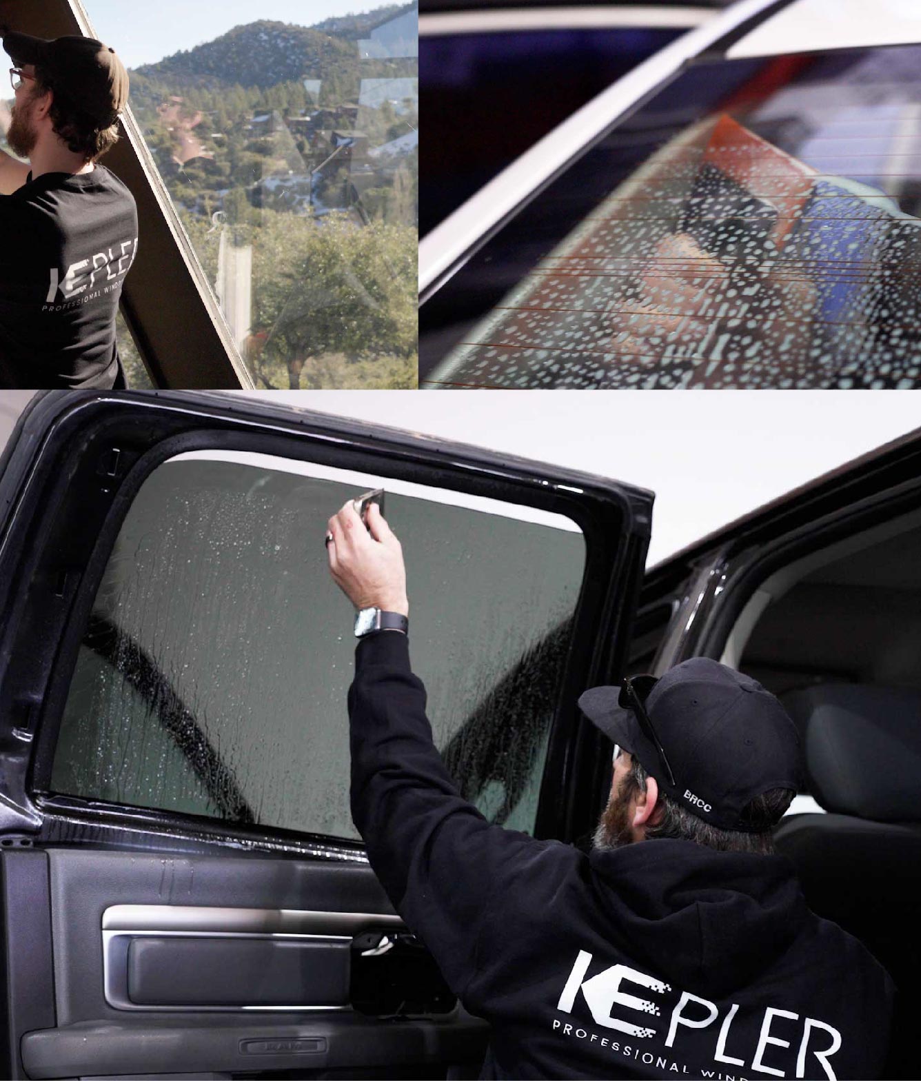 Kepler Window Tinting Specialists at Work in Bell Gardens, California