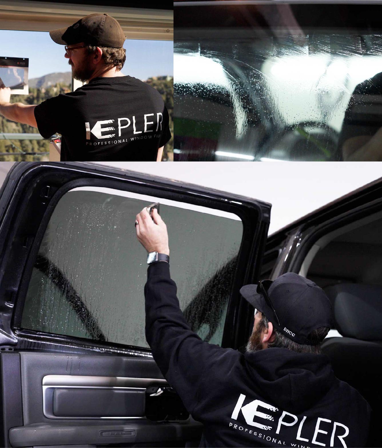 Kepler Window Tinting Specialists at Work in Bell, California