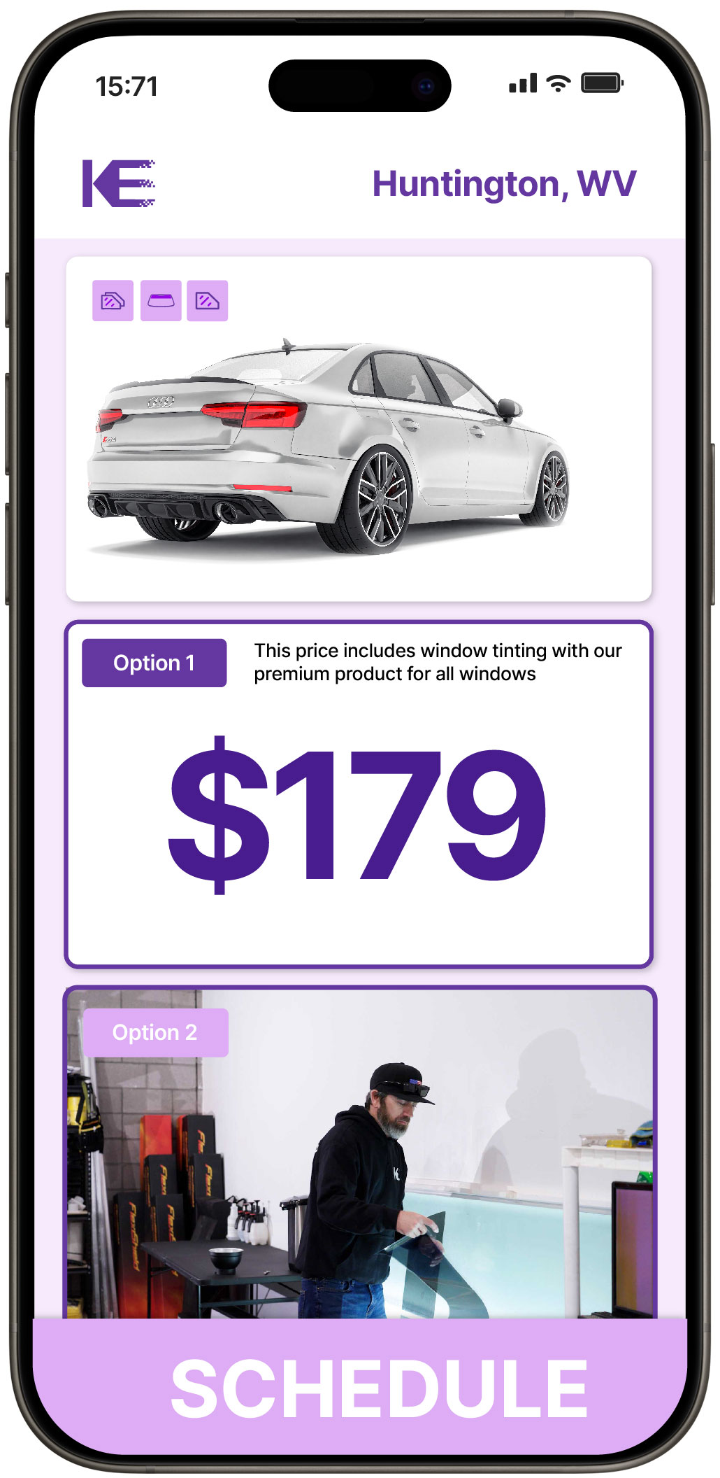 View Reasonable Car Window Tinting Prices in Huntington, West Virginia