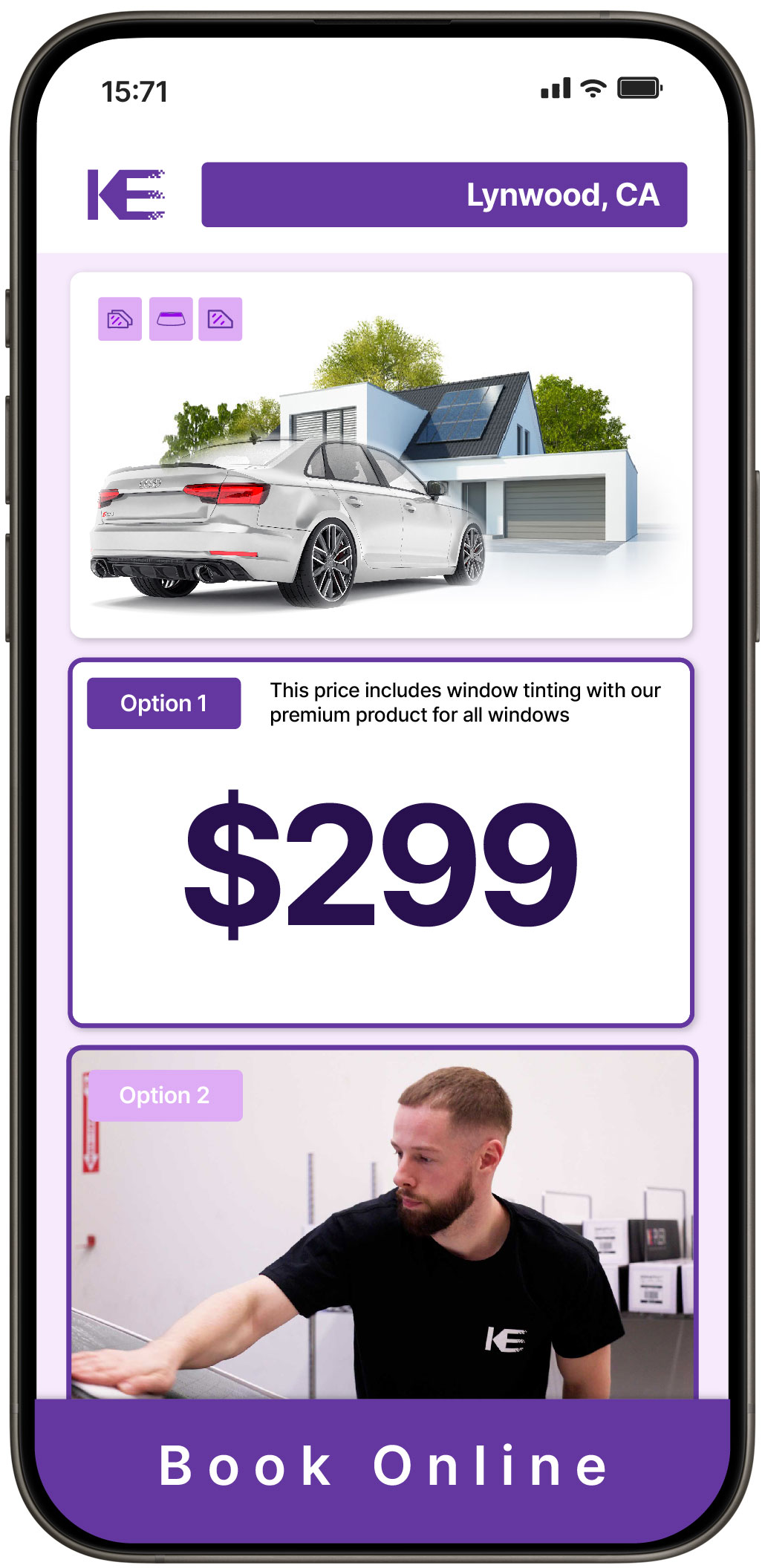 View Affordable Tesla Window Tinting Prices in Arcadia, California
