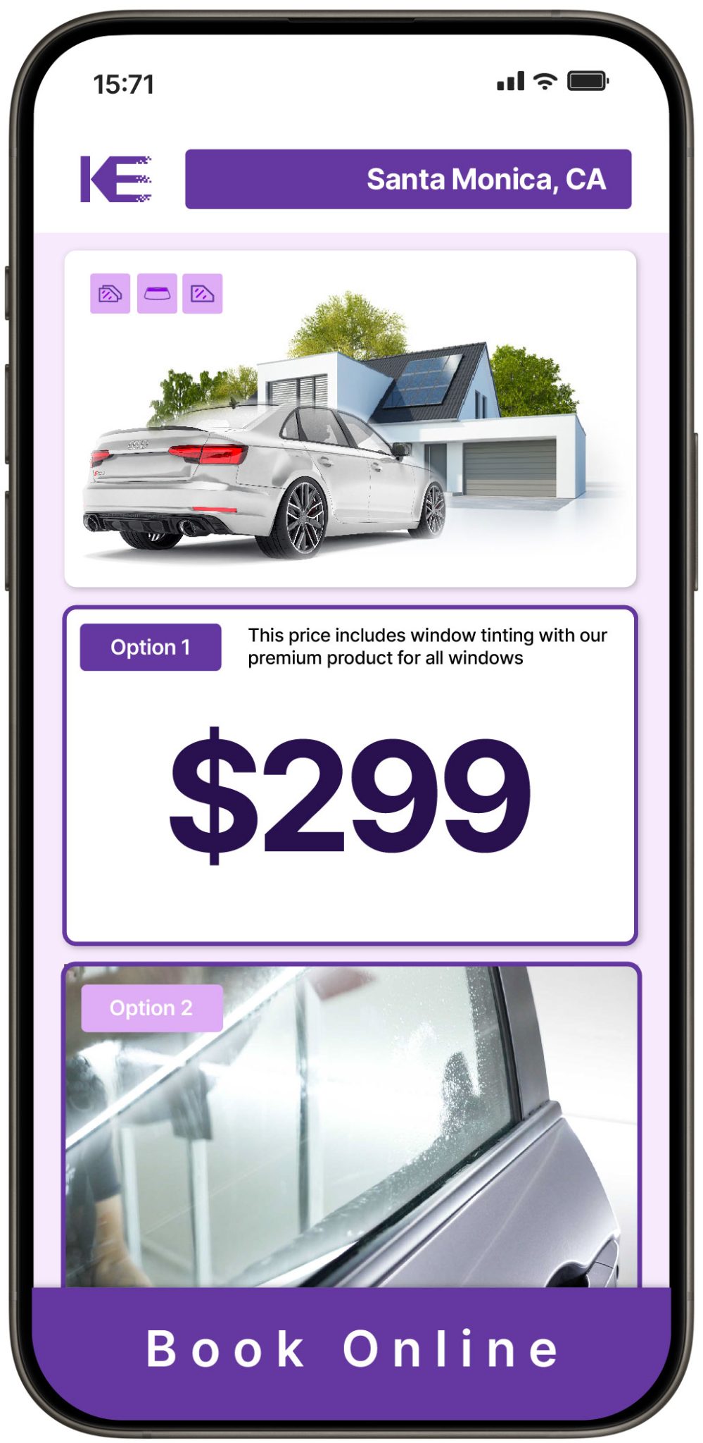 View Competitive Window Tinting Prices in Santa Monica, California