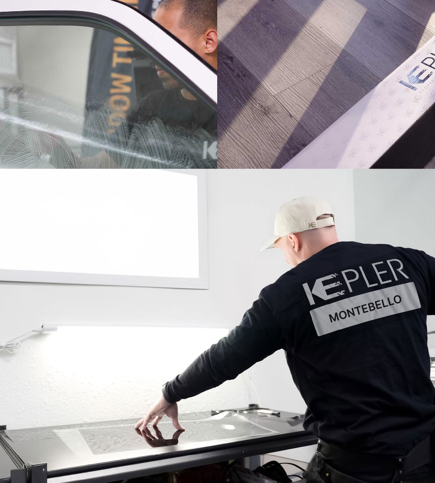 Window Tinting Specialist Cutting Film in Montebello, California