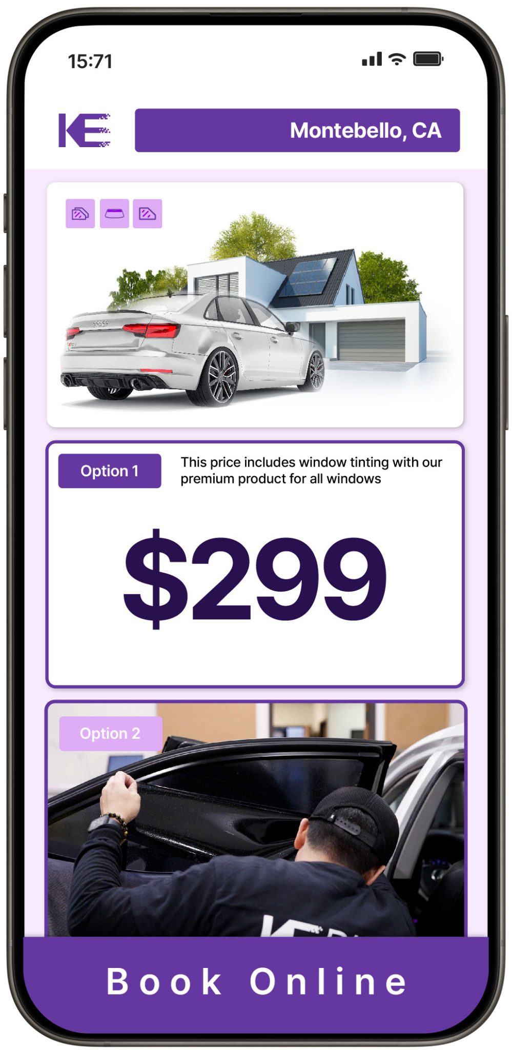 View Competitive Window Tinting Prices in Montebello, California