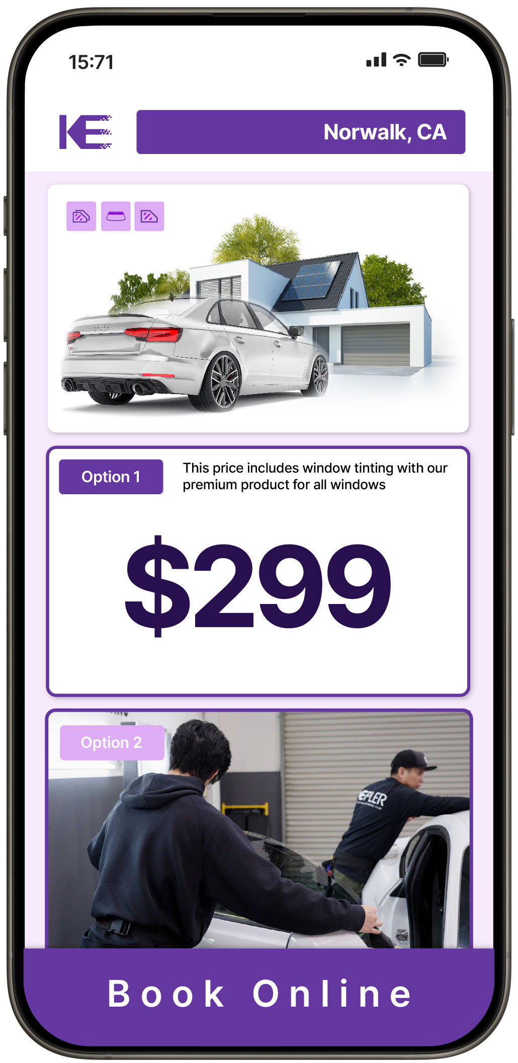 View Reasonable Tesla Window Tinting Rates in Woodland Hills, California