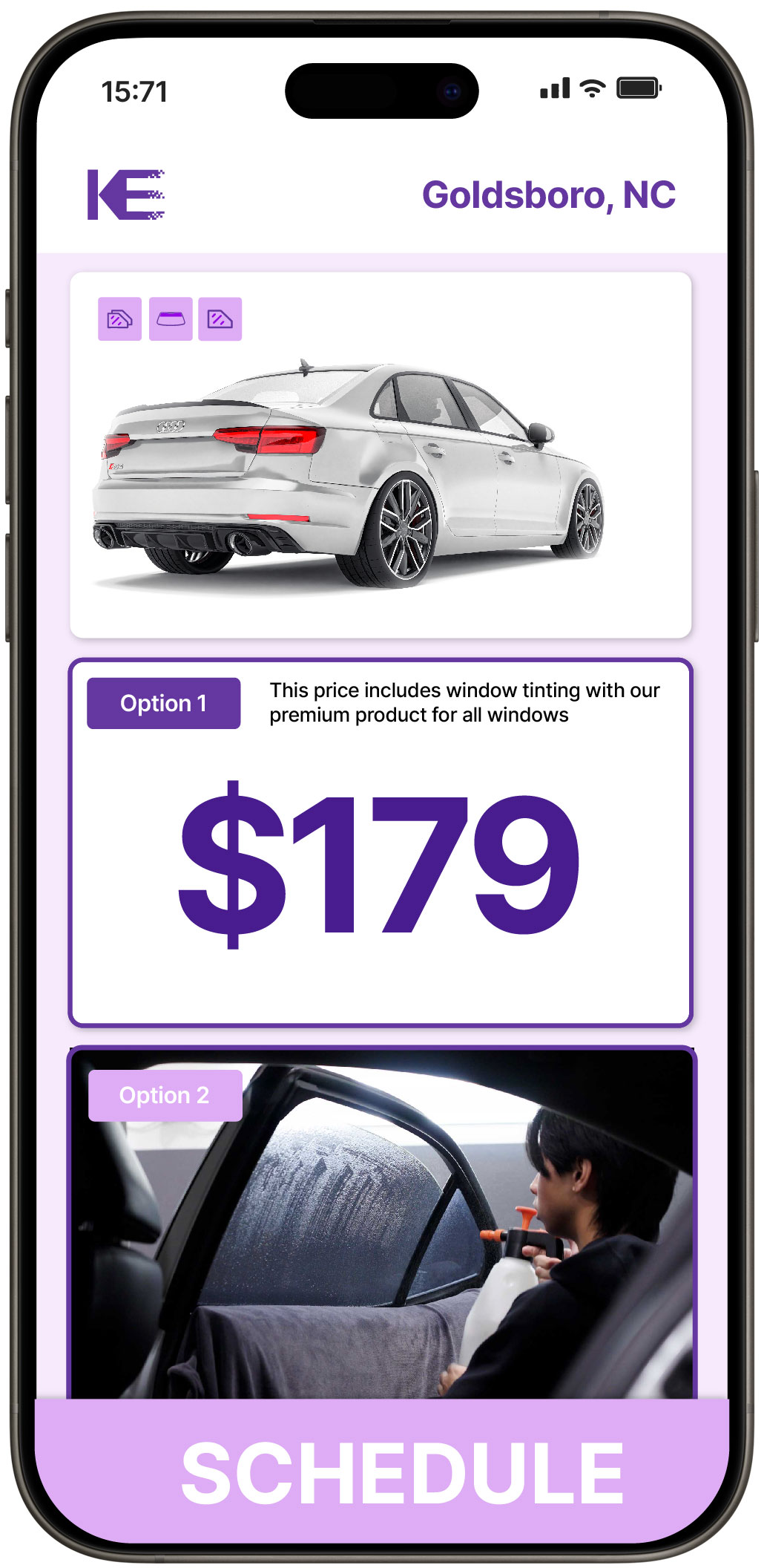 View Affordable Car Window Tinting Prices in Goldsboro, North Carolina