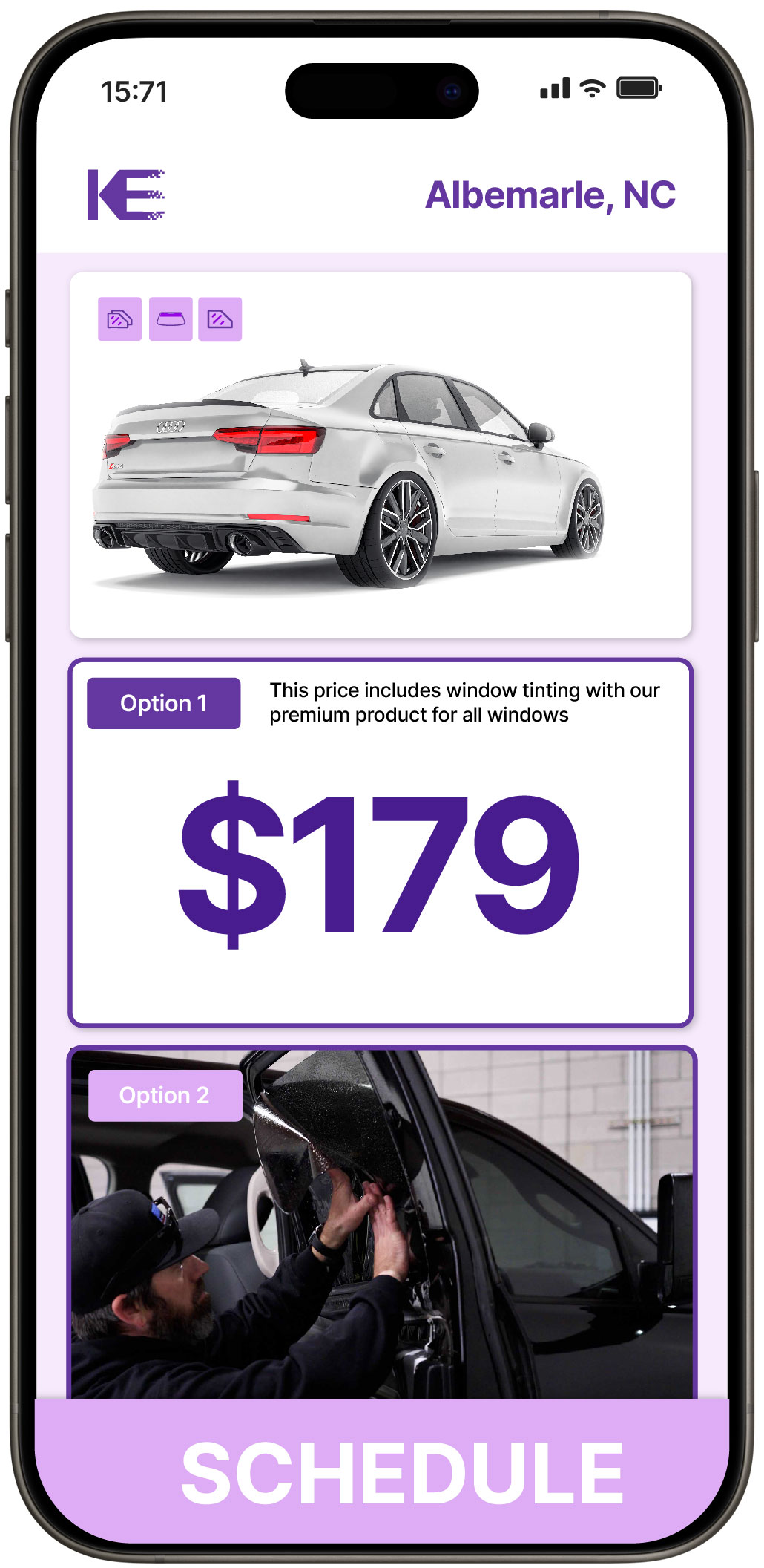 Car Window Tinting Albemarle | Professional Tinting from $139
