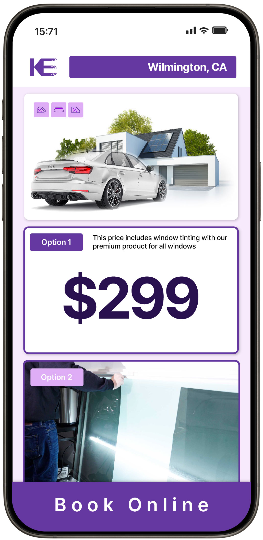 View Competitive Tesla Window Tinting Rates in La Mesa, California