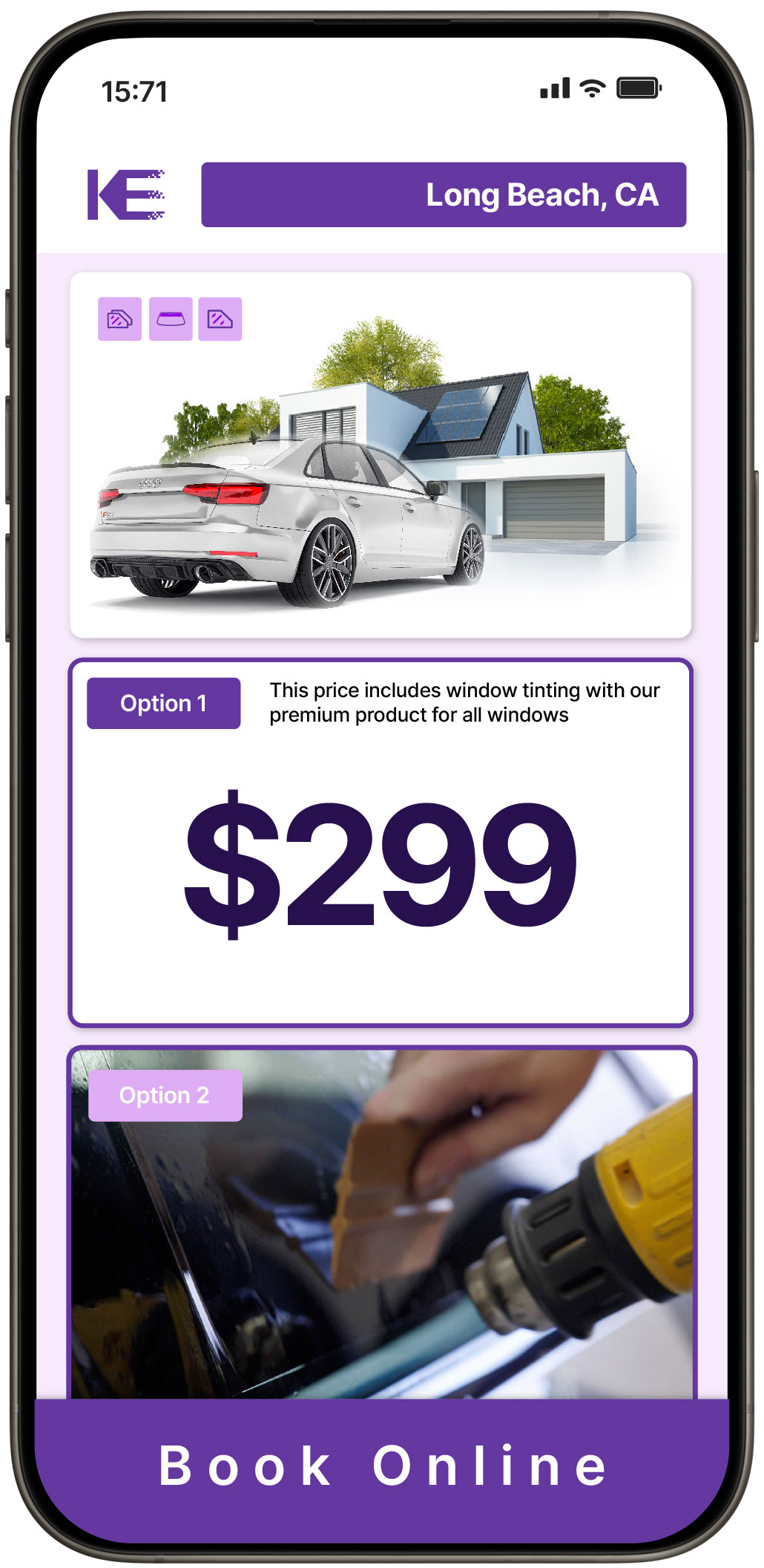 View Competitive Tesla Window Tinting Rates in Lakeside, California